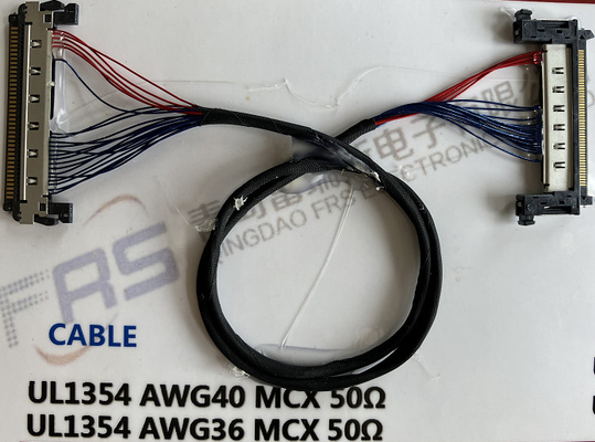 0.3mm LVDS Wire Harness 30AWG 20 Pin Cable شاشة كمبيوتر محمول