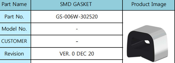 SMD 25mm المطاط طوقا مسطح سيليكون حلقة نوع سطح جبل التكنولوجيا