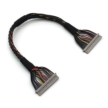 Robotics LVDS Wire Harness 0.8mm Mini Coaxial Shielded Cable الجمعية