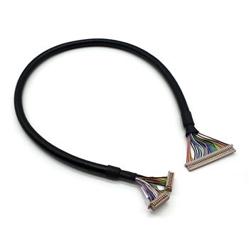 Robotics LVDS Wire Harness 0.8mm Mini Coaxial Shielded Cable الجمعية