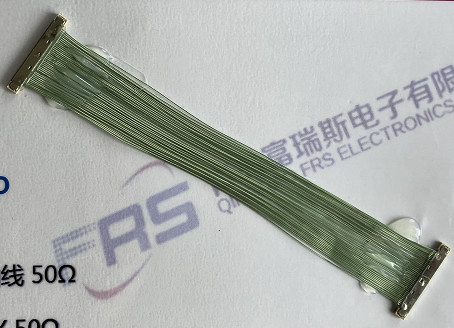 Micro Coax Awg40 30 Pin to 40 Pin LVDS Cable Double Shield Wire تجميع