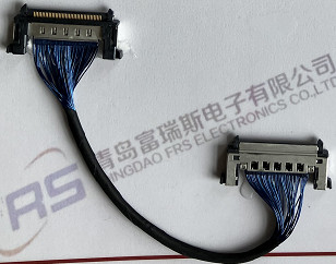 41 Pin LVDS Wire Harness Awg36 Single Shield Cable لشاشة LCD LED
