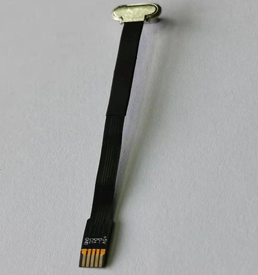 كابل مسطح ناعم مطلي FFC ، كابل شريط مسطح 22-26awg