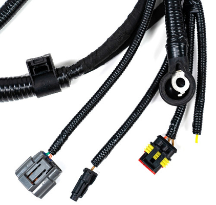 الصمام كابل تجميع الأسلاك تسخير القصدير مطلي 28awg السيارات