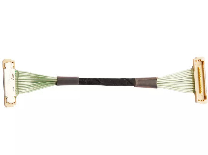 42awg LVDS سلك تسخير 0.4 مم 20.3 مم كابل 51 دبوس EDP