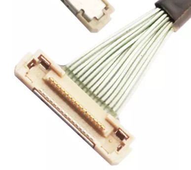 42awg LVDS سلك تسخير 0.4 مم 20.3 مم كابل 51 دبوس EDP