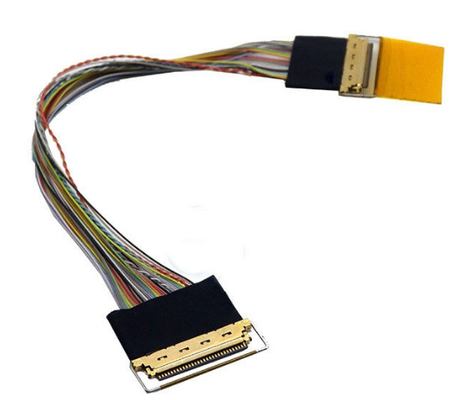 LCD LVDS سلك تسخير 240 مم 0.5 مم كابل 30 دبوس النمذجة