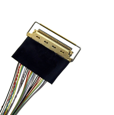 LCD LVDS سلك تسخير 240 مم 0.5 مم كابل 30 دبوس النمذجة