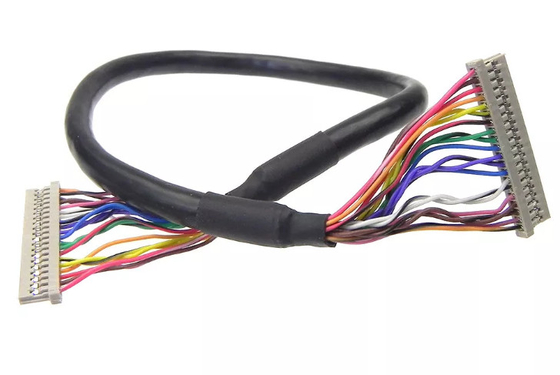 0.3mm LVDS Wire Harness 30AWG 20 Pin Cable شاشة كمبيوتر محمول
