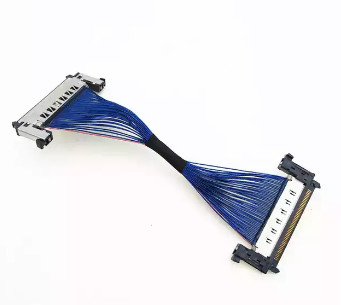 AWG44 0.5 مم تجميعات كبلات المحاور الصغيرة ، مجموعة كبل LVDS 170 مم