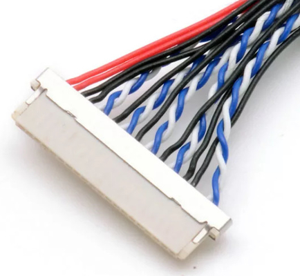 حزام سلكي LVDS للتلفزيون أسود ، تسخير أسلاك الراديو 220 مم لتلفزيون عالي الوضوح