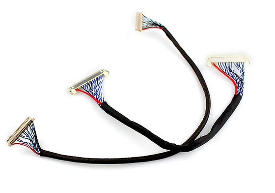 450mm مسطح 20 دبوس LVDS كابل 0.4mm LCD الجمعية لشاشات العرض