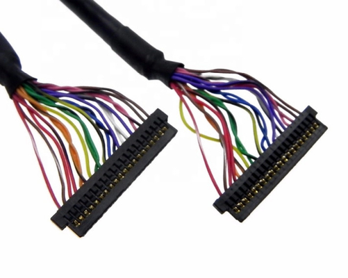 450mm مسطح 20 دبوس LVDS كابل 0.4mm LCD الجمعية لشاشات العرض