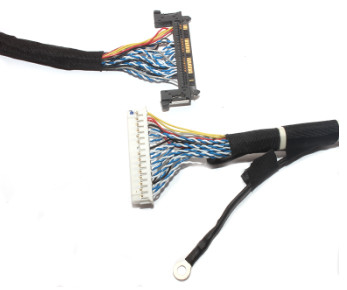 جهاز الكمبيوتر المحمول LVDS Wire Harness JAE 0.5mm Cable Connector متين
