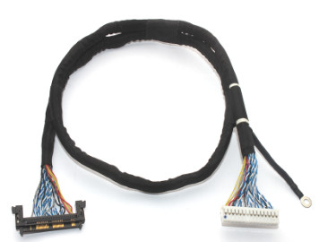 جهاز الكمبيوتر المحمول LVDS Wire Harness JAE 0.5mm Cable Connector متين