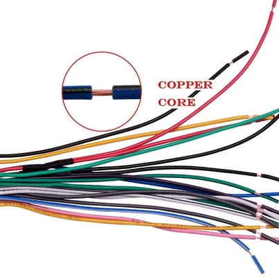 18AWG 4 مكبرات الصوت 16 دبوس موصل السيارة ستيريو تسخير الأسلاك الكهربائية