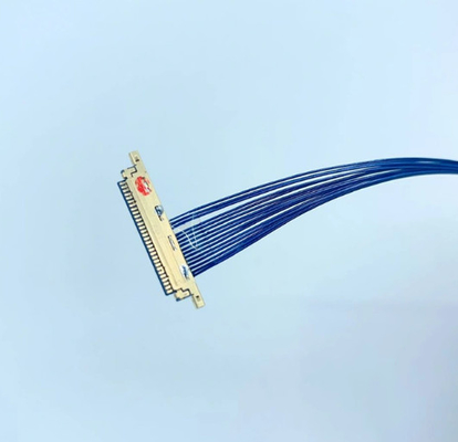 30 دبوس مايكرو كابل محوري 0.5 مم ، 40awg LVDS كبل محوري