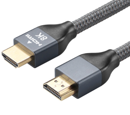 كبل HDMI عالي السرعة 4K 60 هرتز معتمد من 48 جيجابت في الثانية 1 متر 2 متر 3 متر 5 متر 8 كيلو سلك